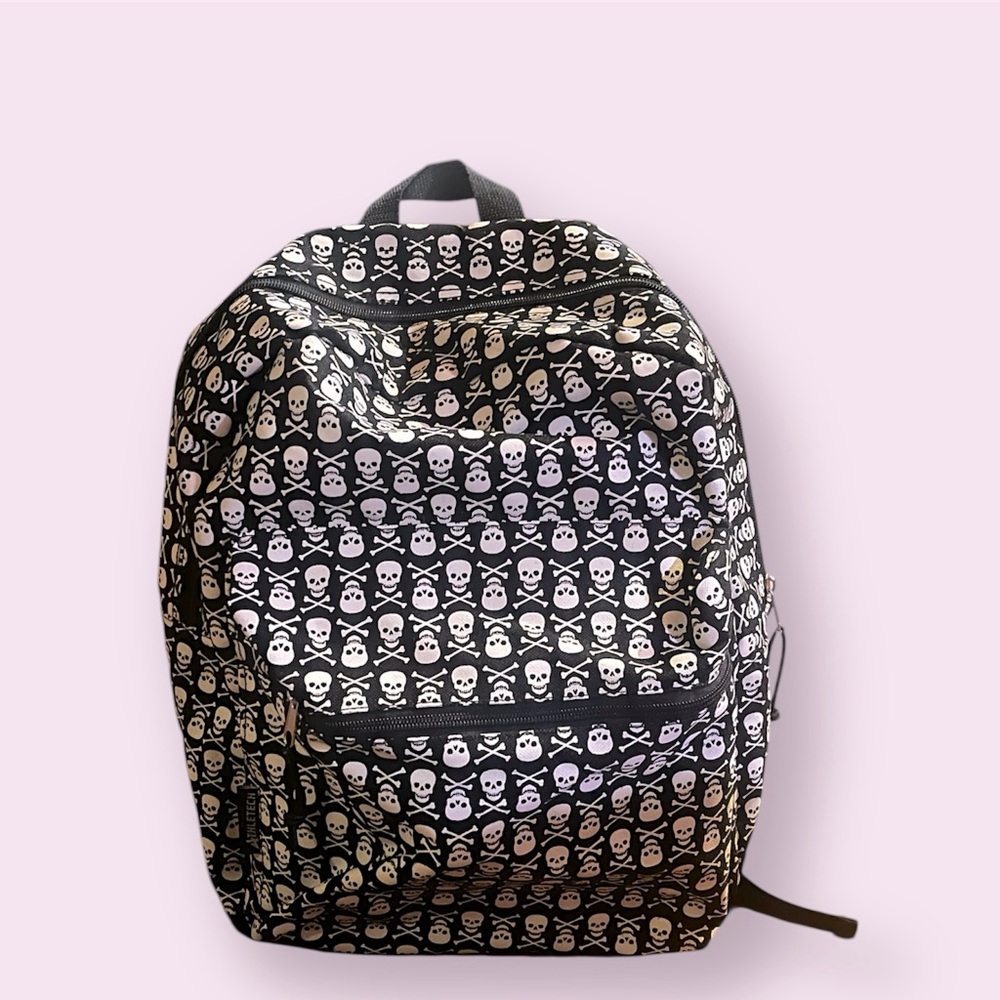 Skull Pattern Backpack - image 1